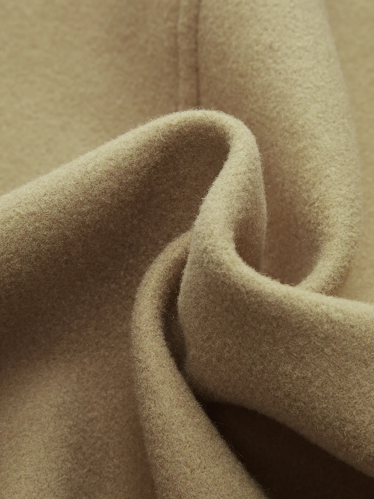 Asymmertrical Button Down Wool-blend Coat - Wholesalesil