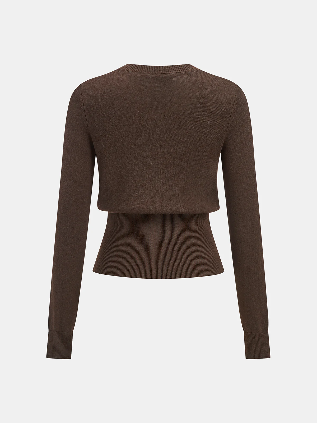 Metal Button Knit Cardigan - Wholesalesil