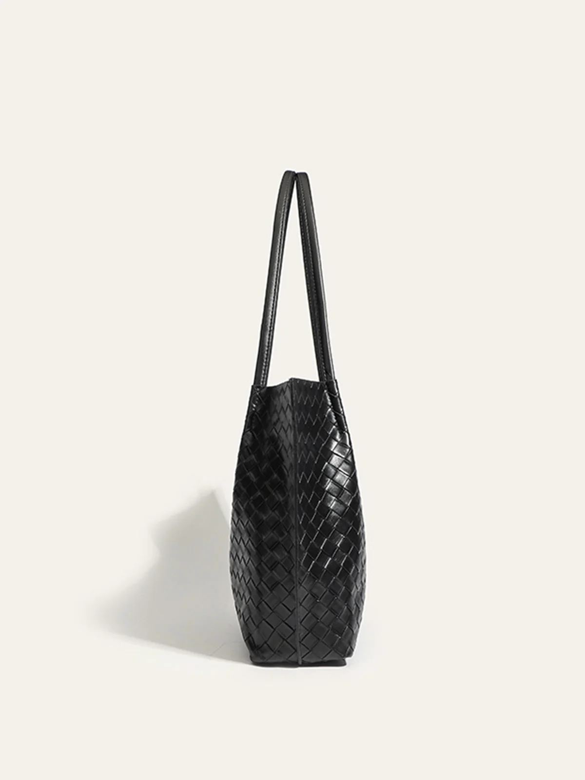Woven PU Tote Bag - Wholesalesil