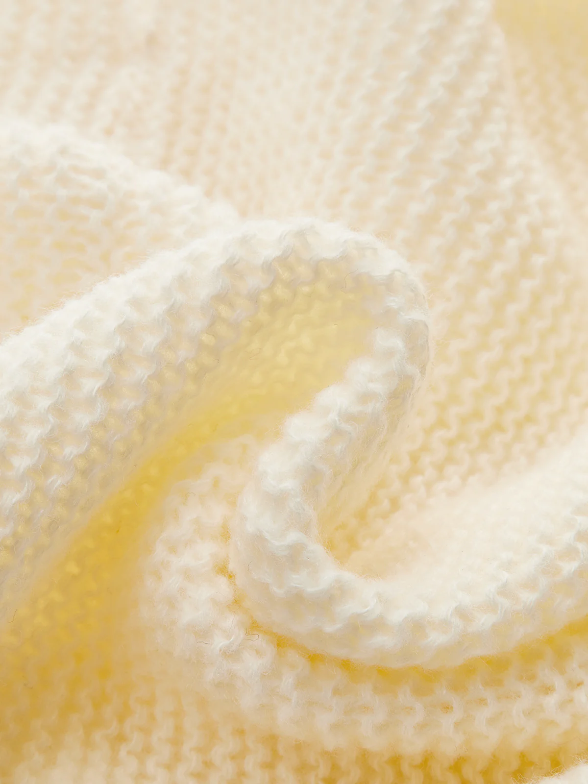 V-Neck Long-Sleeve Cropped Sweater - Wholesalesil