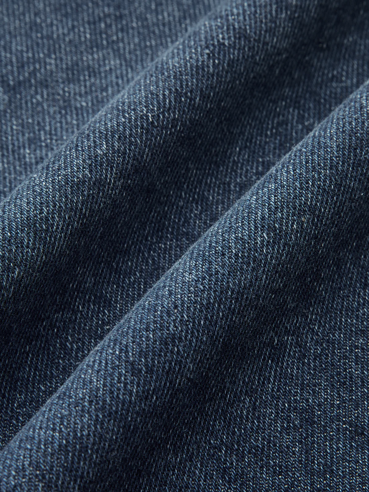 Mid-Waisted Denim Curved-Leg Pants - Wholesalesil