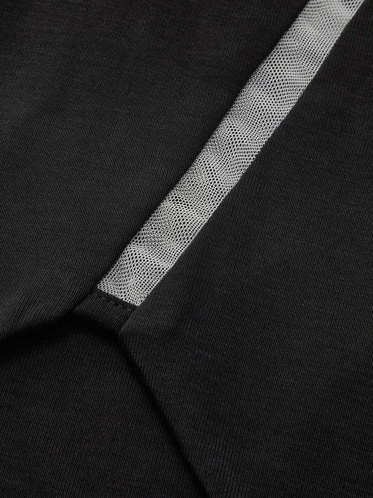 Bra-free Asymmetrical Round Neck Shirt - Wholesalesil