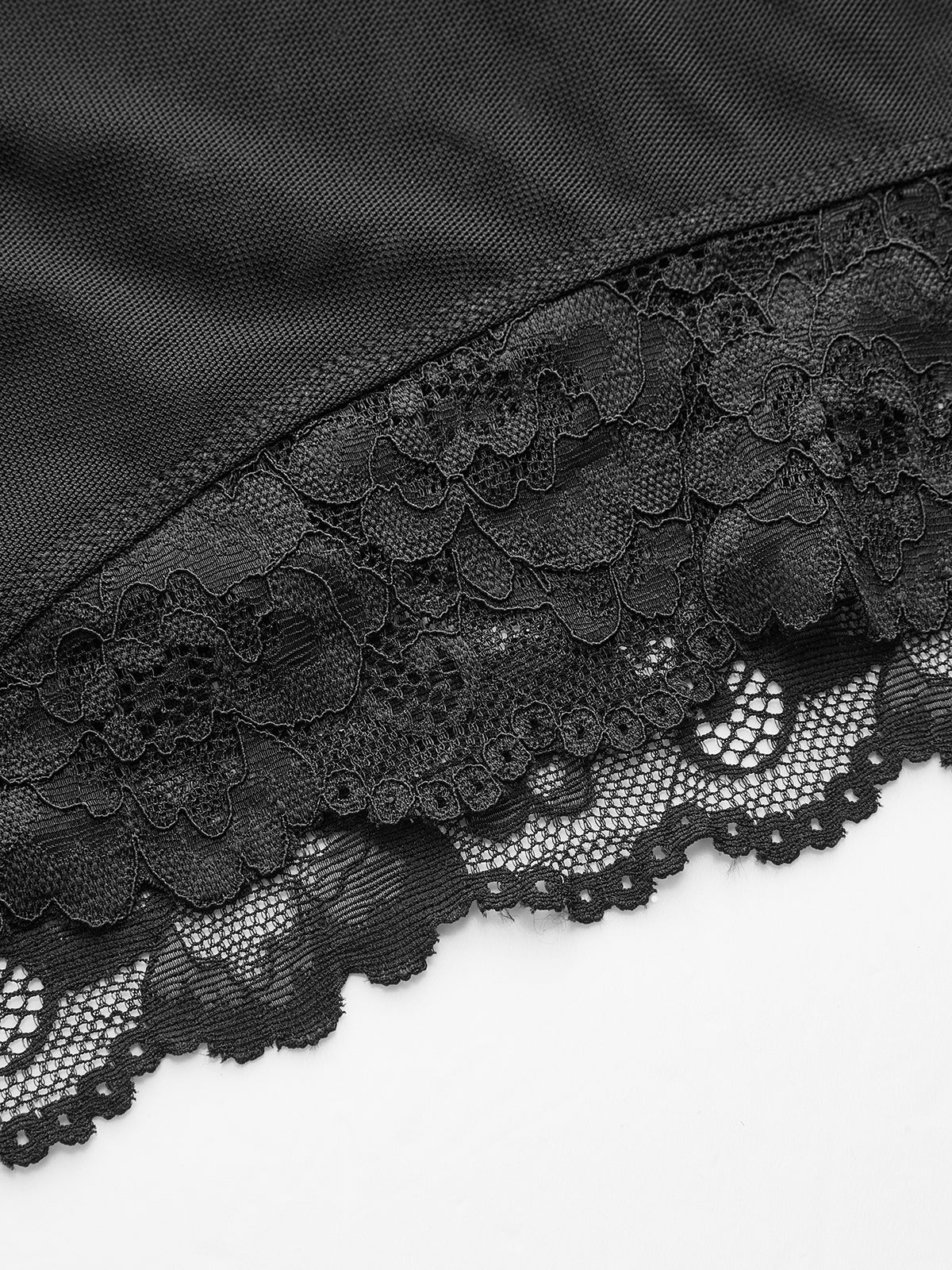 Long Sleeve Sheer Lace Mesh Bodysuit - Wholesalesil