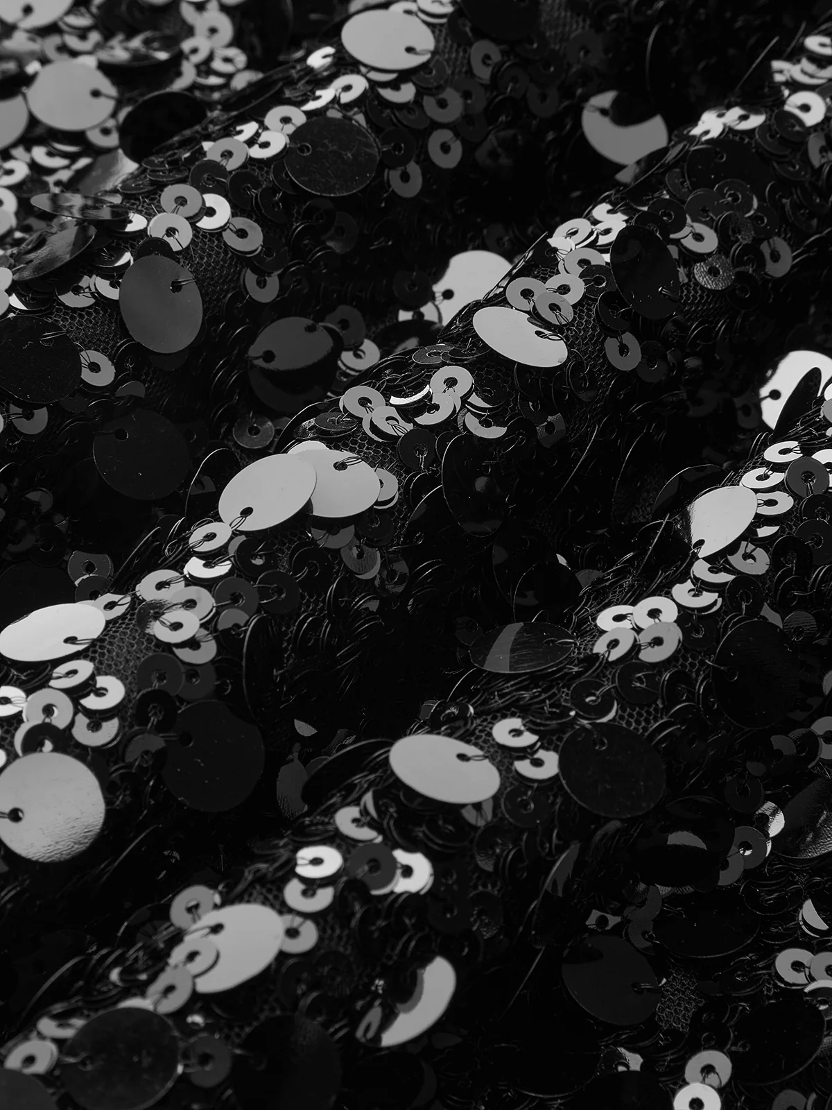 Satin Panel Sequin Cami Mini Dress - Wholesalesil