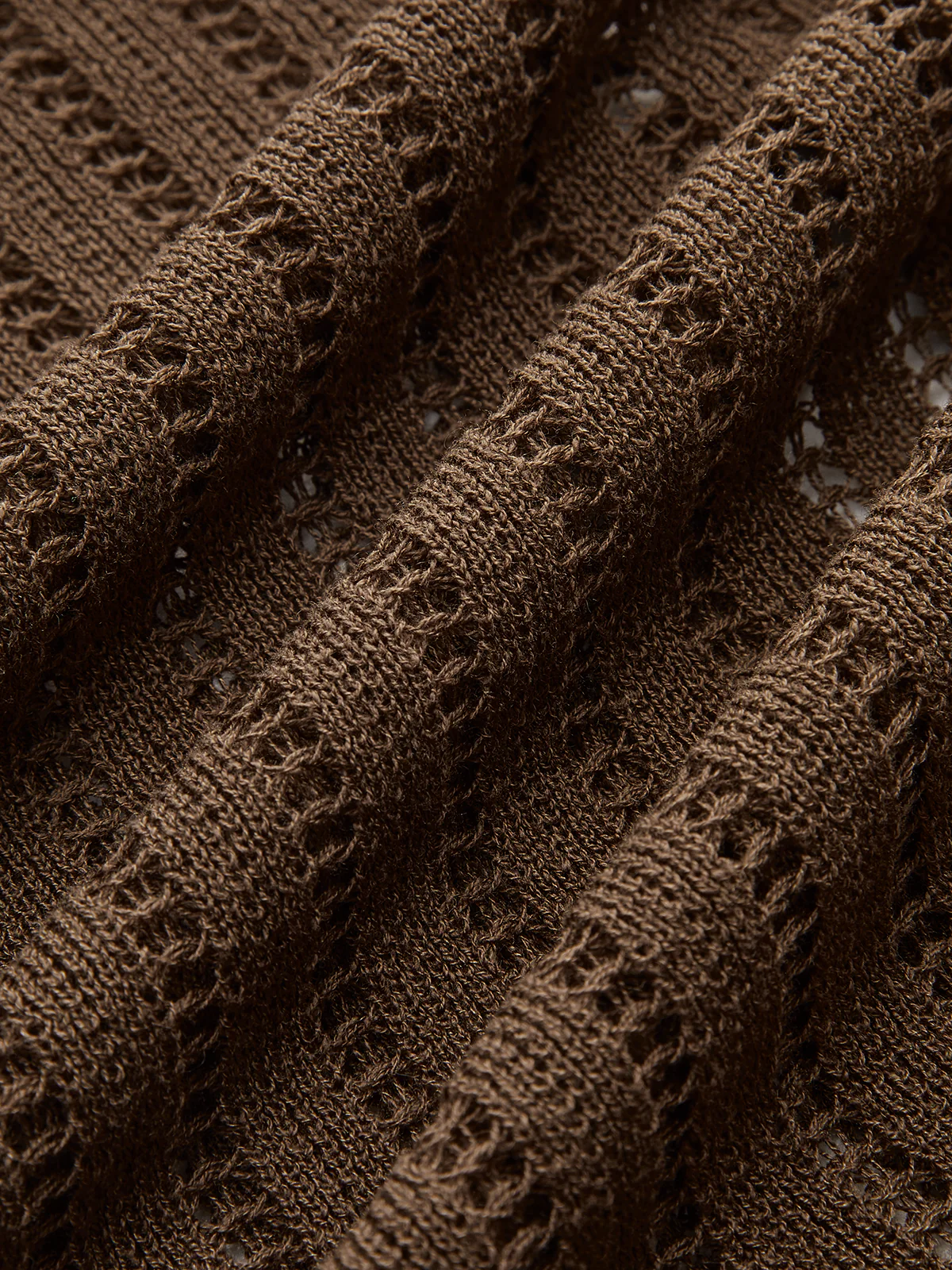 Polo Collar Tie-Front Knit Cardigan - Wholesalesil