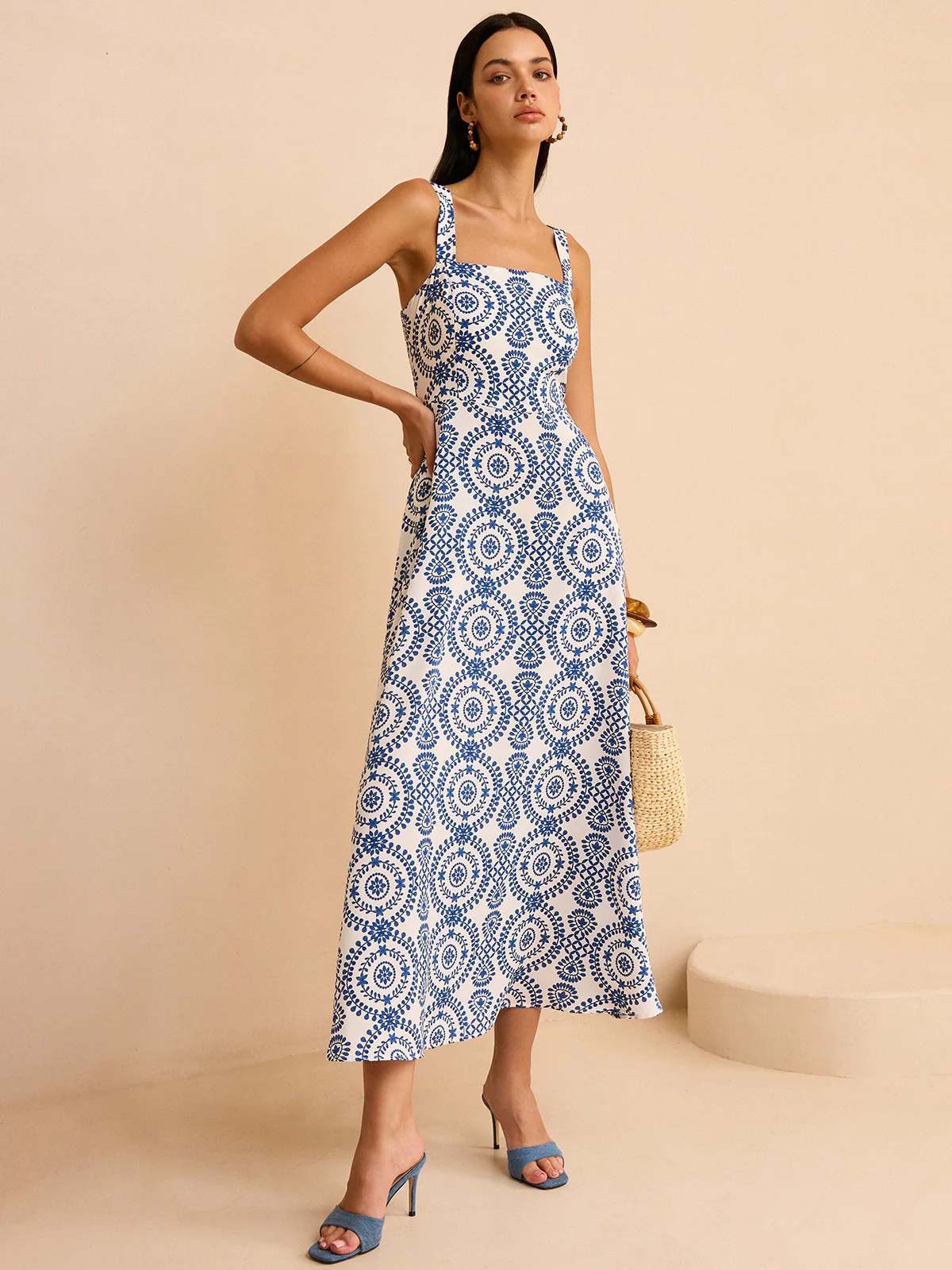 Boho Printed Maxi Dress - Wholesalesil