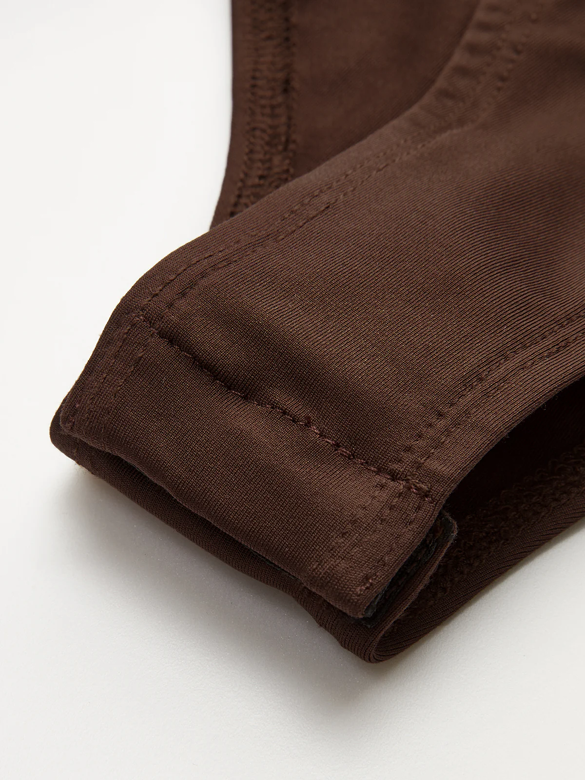 Satin Collared Long Sleeve Bodysuit - Wholesalesil