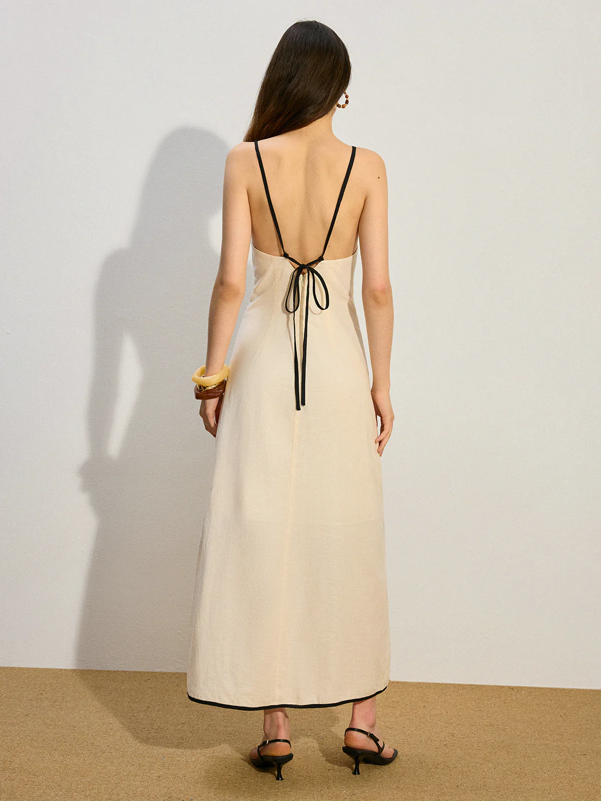 Linen & Cotton Maxi Dress - Wholesalesil