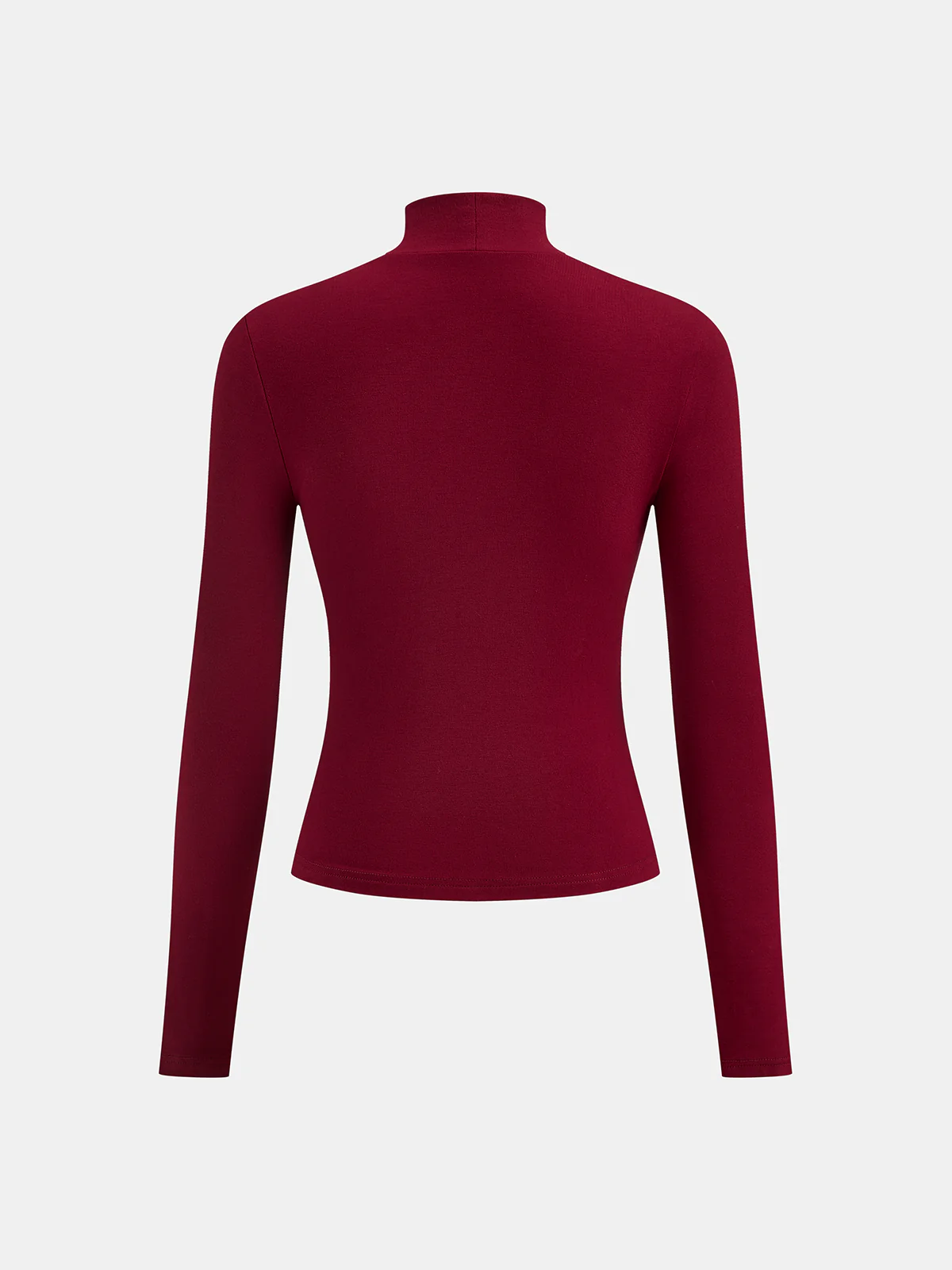 Faux Leather Corset Paneled Mock Neck Top - Wholesalesil