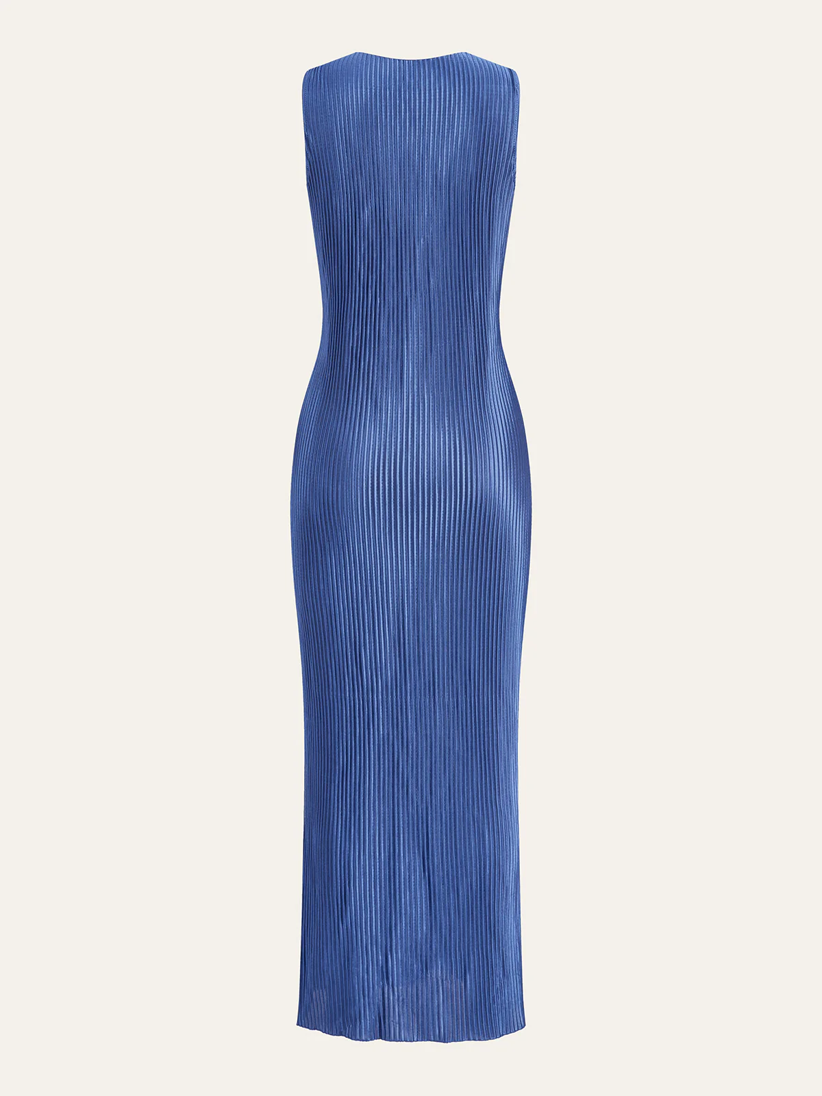Pleated Twist-Front Midi Dress - Wholesalesil