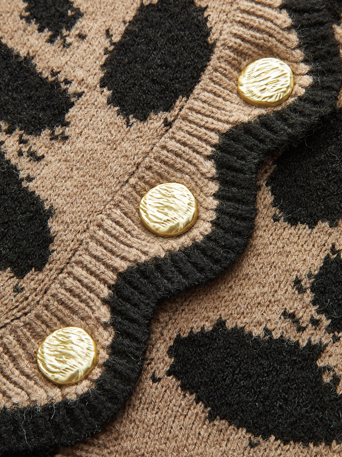 Leopard Print Cardigan - Wholesalesil