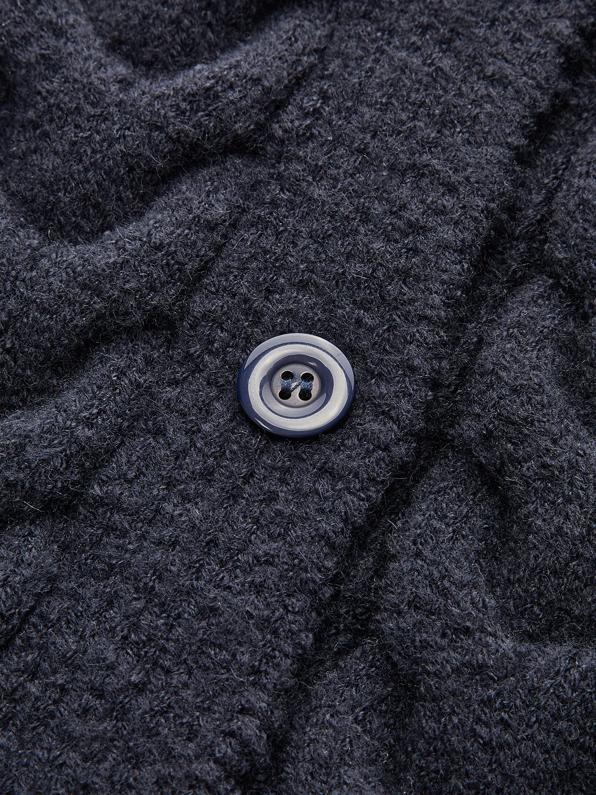 Cable Knit Balloon Sleeve Cardigan - Wholesalesil