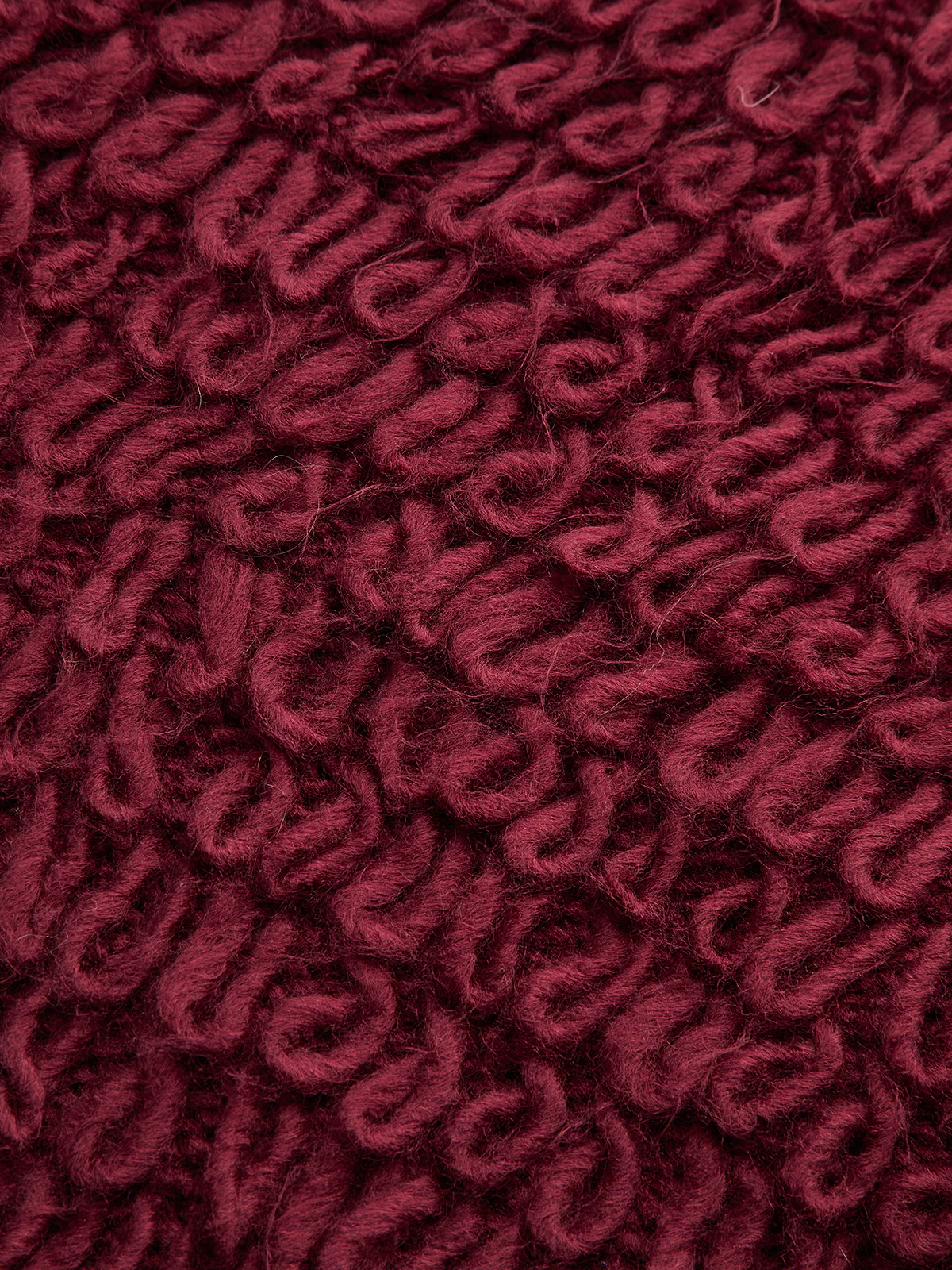 Mock Neck Fuzzy Knit Sweater - Wholesalesil