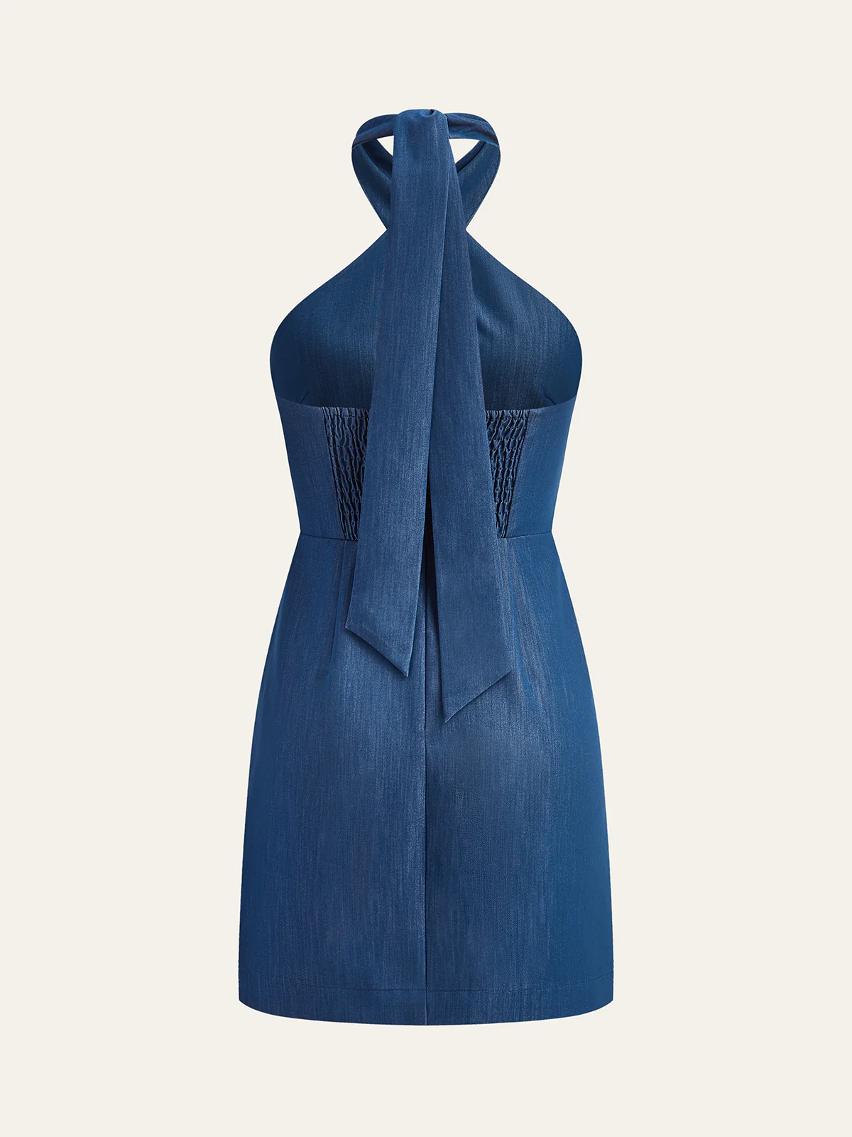 Halter Neck Mini Dress - Wholesalesil