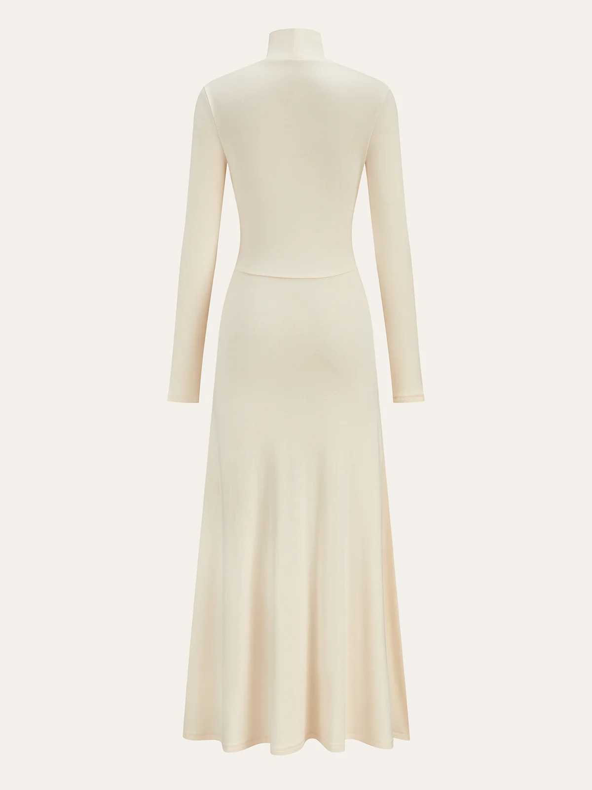 Pleated Fishtail Long Dress - Wholesalesil