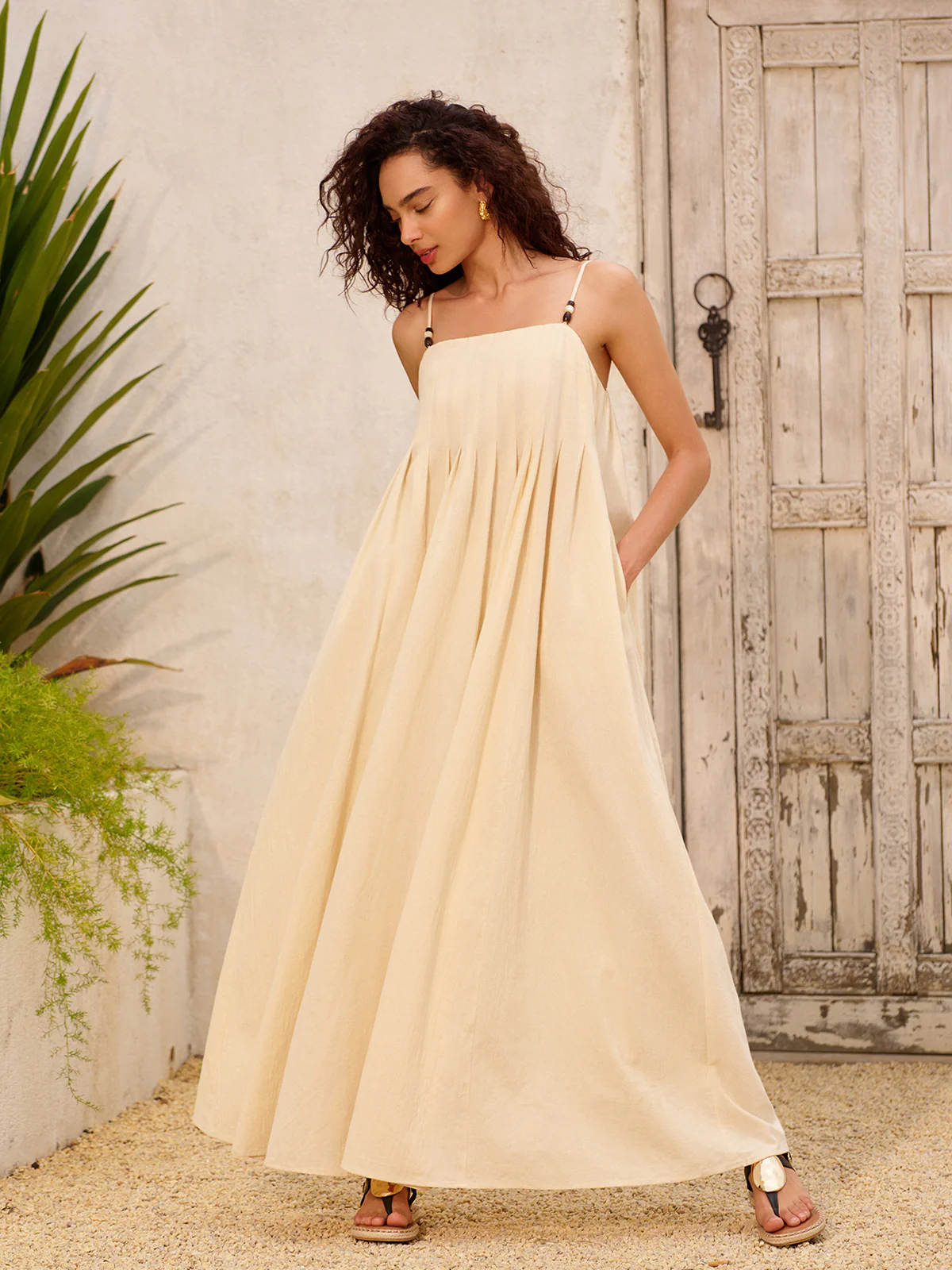 Oversized Pocketed Dress - Wholesalesil