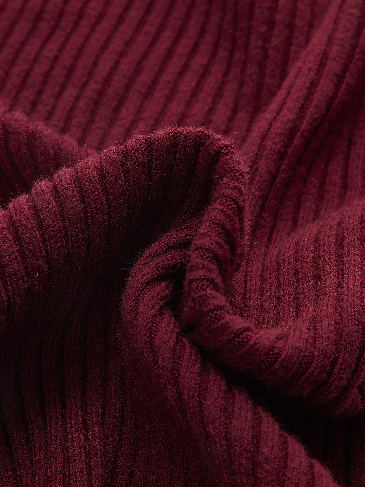 Belt Strap Detail Asymmetric Rib-Knit Top - Wholesalesil