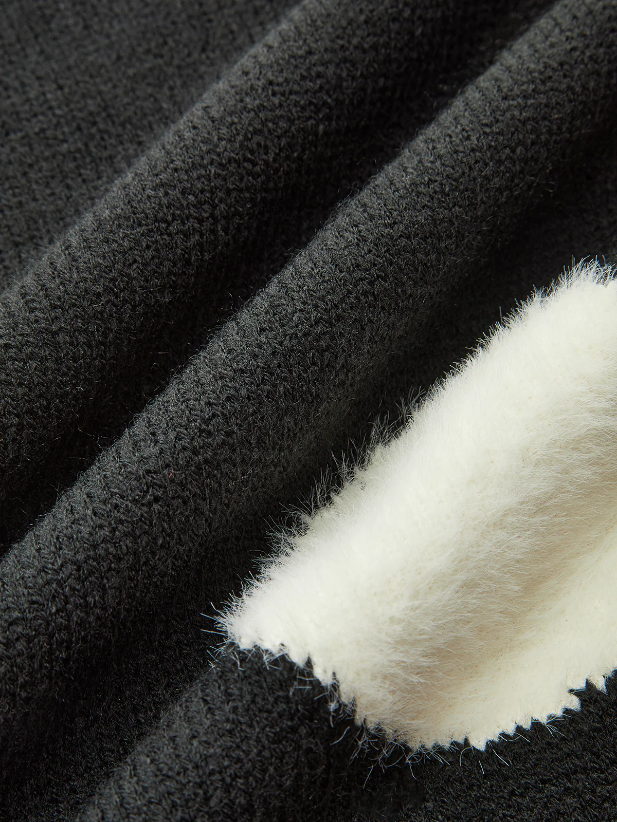 Large Polka Dot Mock Neck Sweater - Wholesalesil