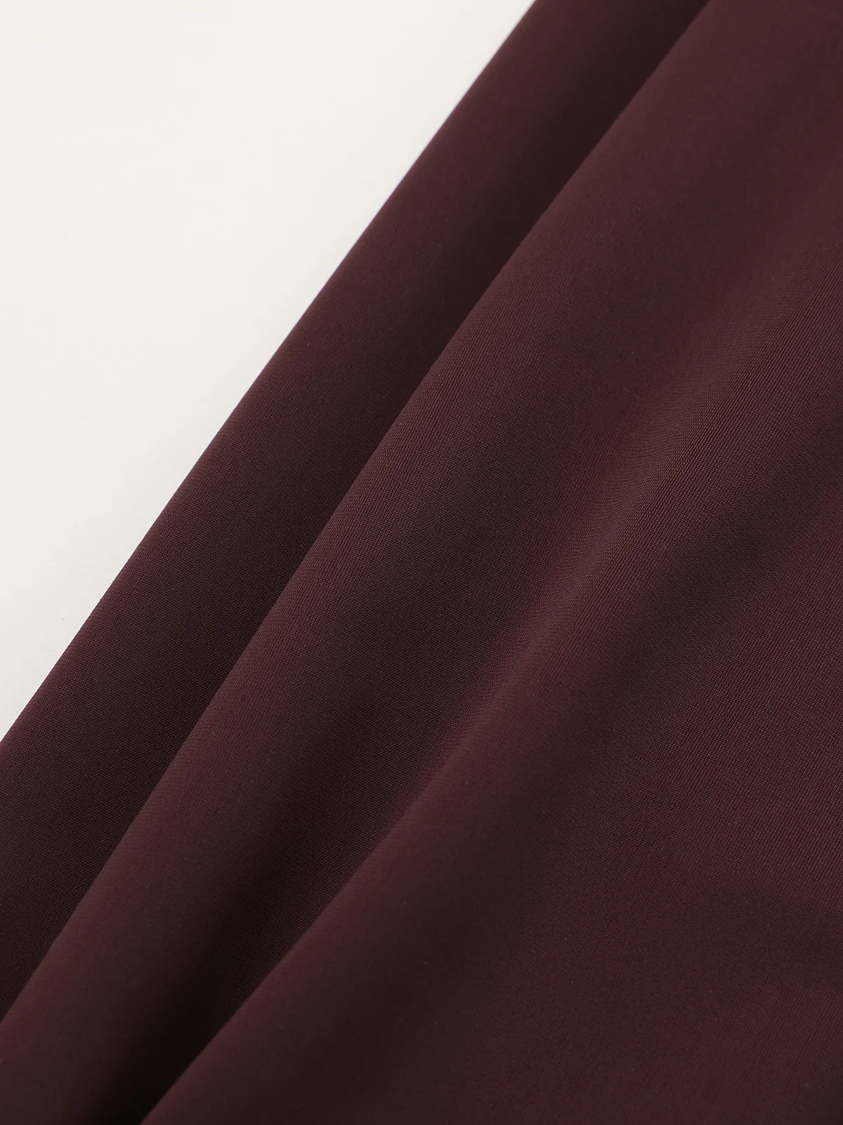 Faux Leather Panel Lantern Sleeve Blouse - Wholesalesil