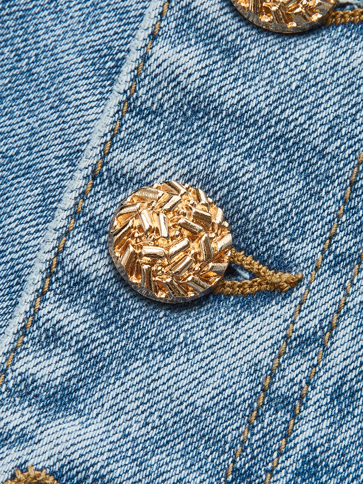 Mid-Waisted Button Flared Jeans - Wholesalesil