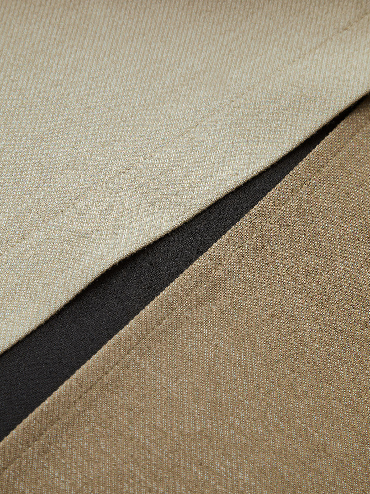 Two-Tone Paneled Flared Pants - Wholesalesil