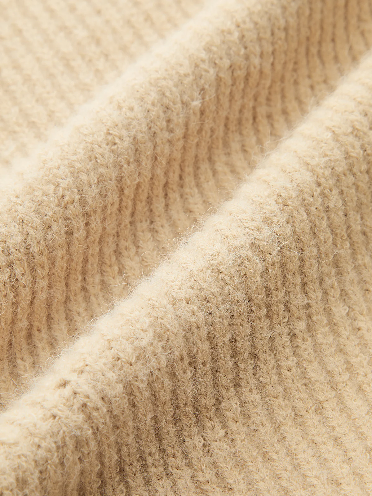 V-Neck Button Ribbed Cardigan - Wholesalesil