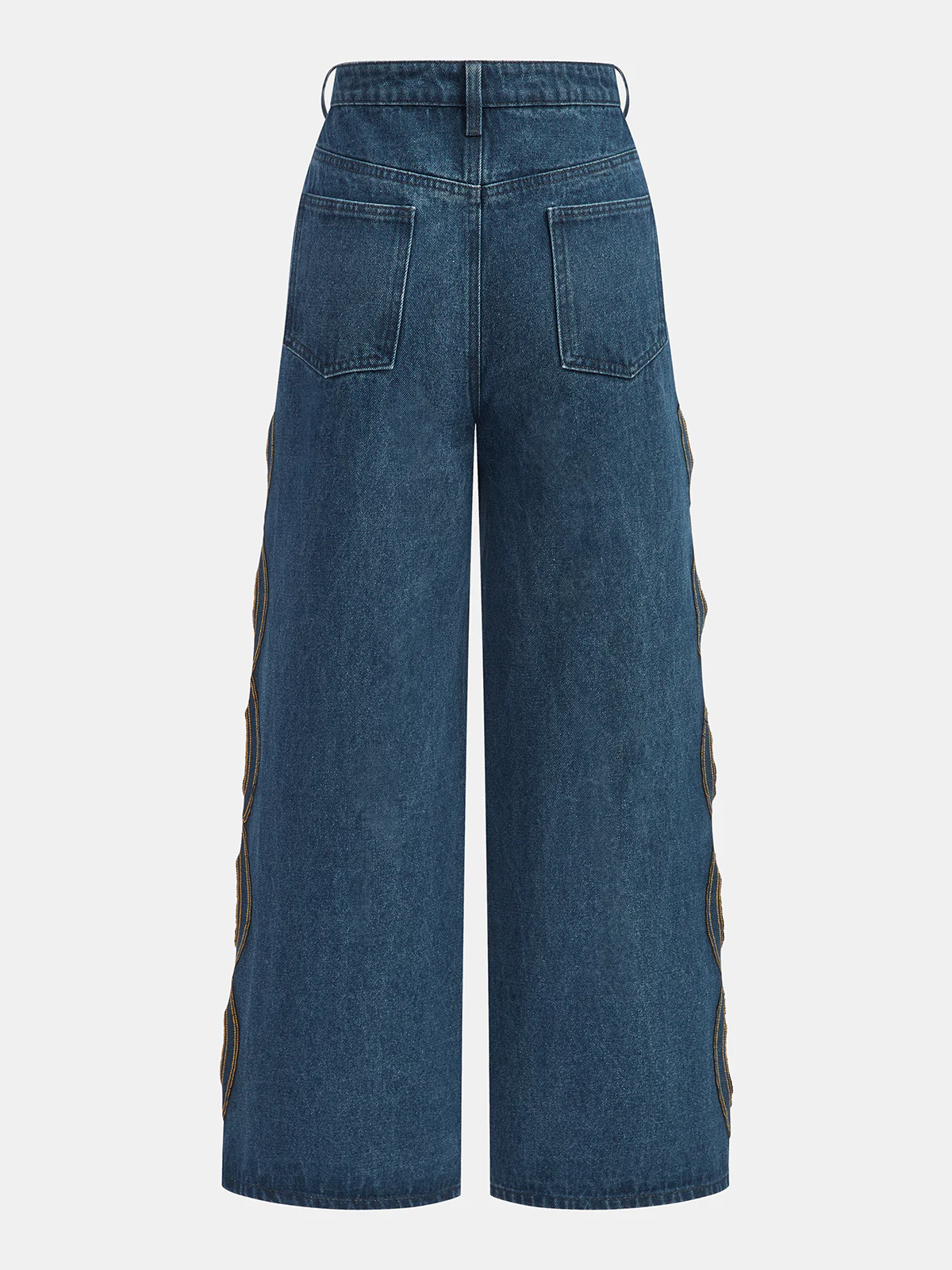 Irregular Cut-out Jeans - Wholesalesil
