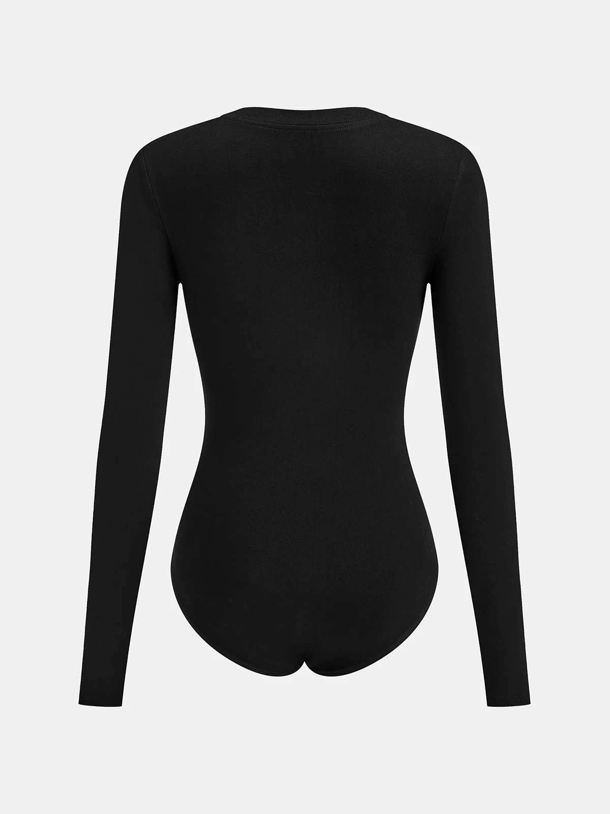 Faux Leather Wrap Waist V-Neck Bodysuit - Wholesalesil