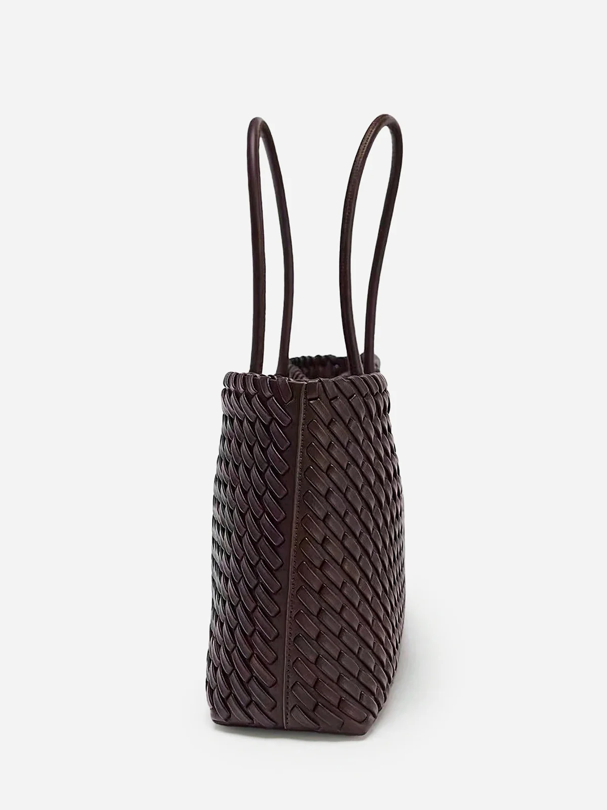 Woven PU Tote Bag - Wholesalesil