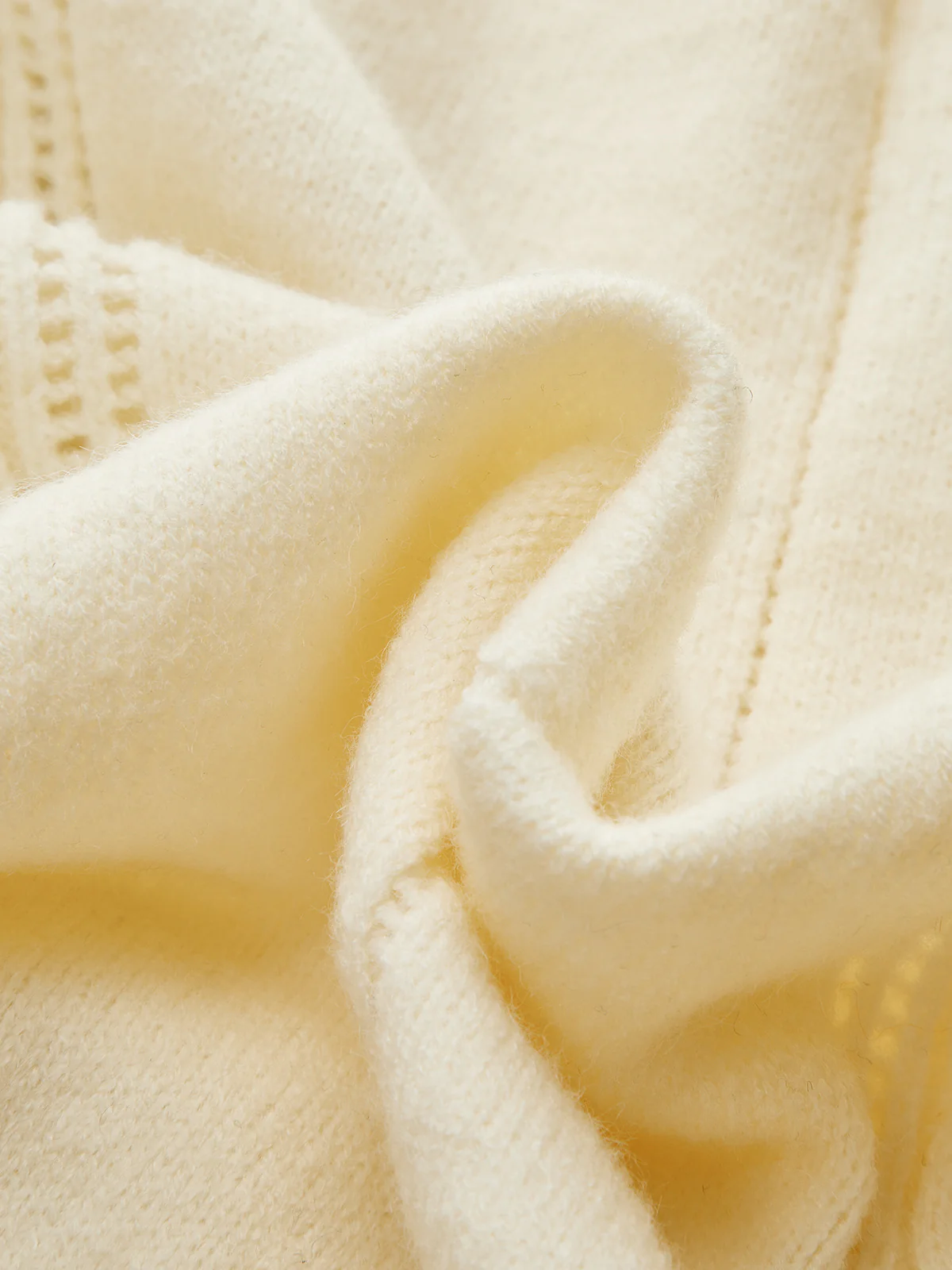 Velvet Bow Cable Knit Cardigan - Wholesalesil