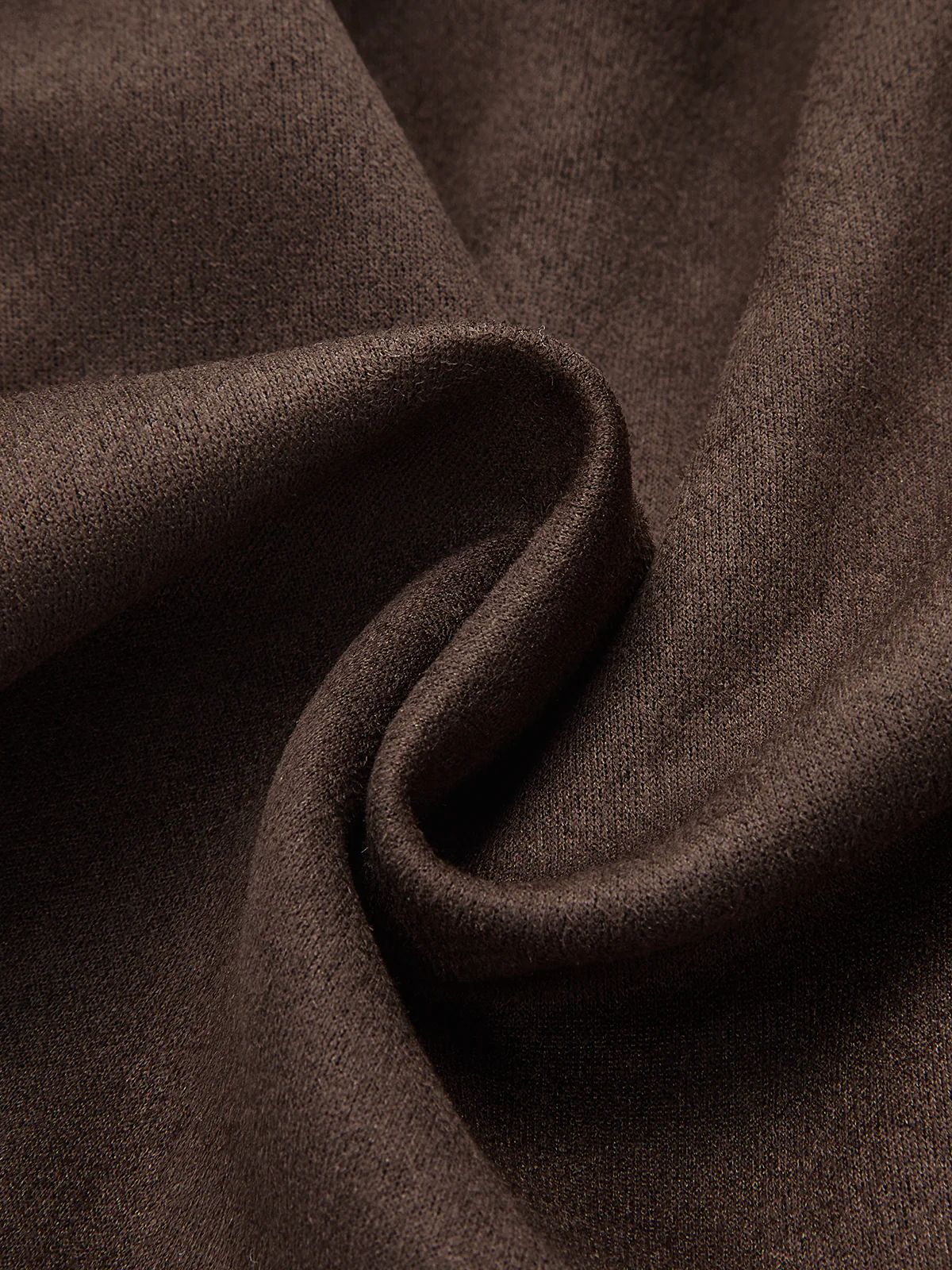 Suede Effect Belted Shawl Collar Jacket - Wholesalesil