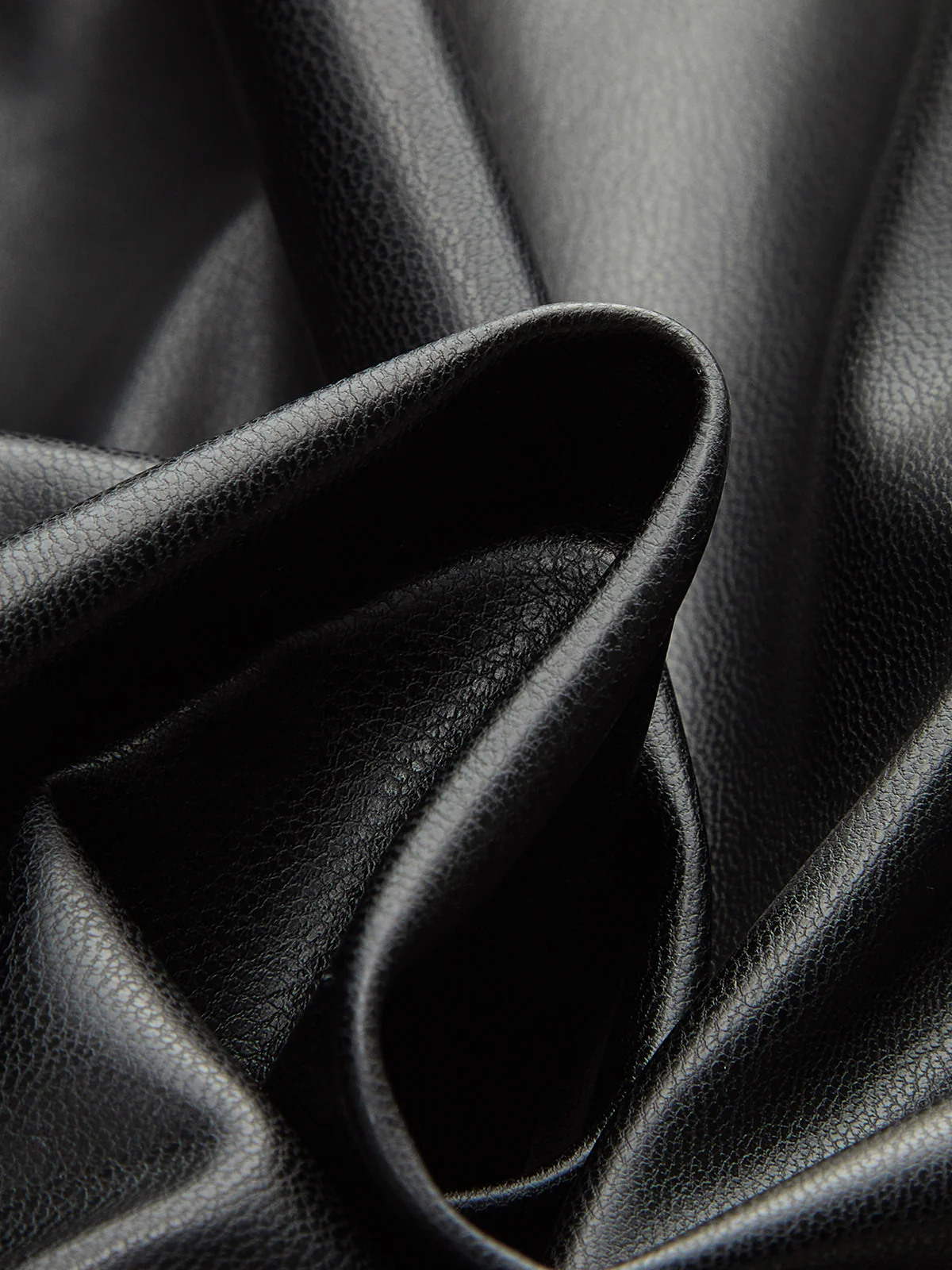 Faux Leather Panel Shirt Dress - Wholesalesil