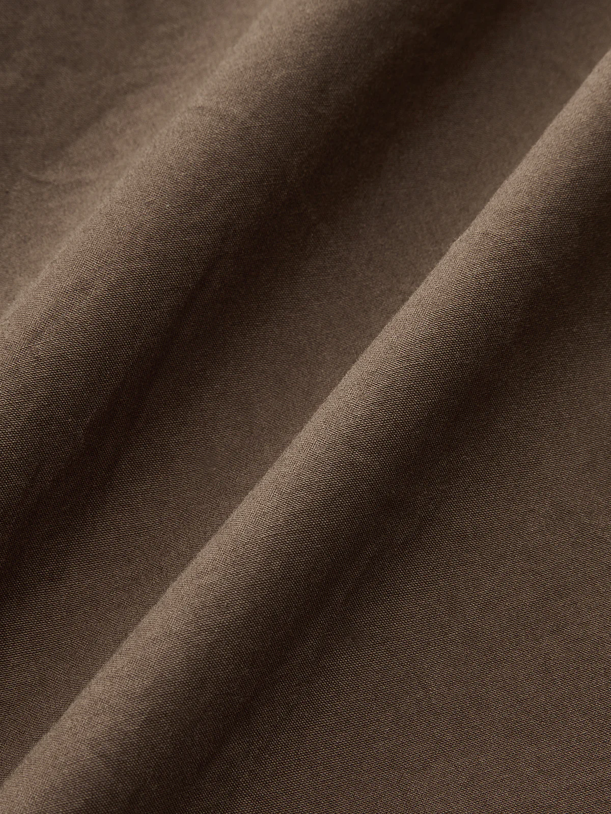 Long Sleeve Button Front Cotton Shirt Dress - Wholesalesil