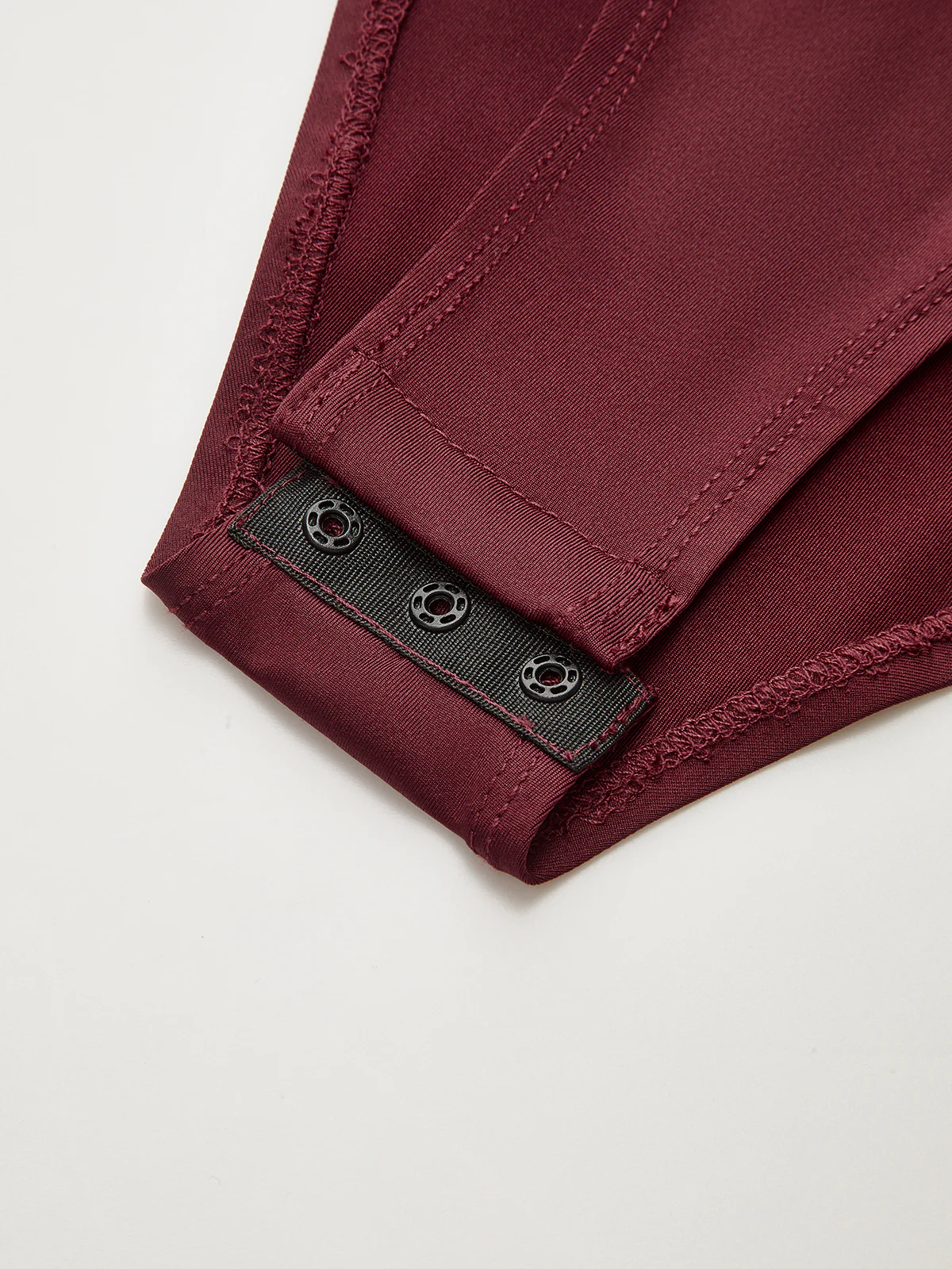 Collared Draped Satin Long Sleeve Bodysuit - Wholesalesil