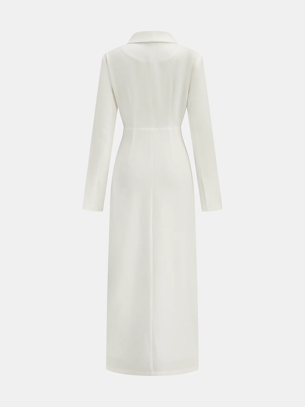 V-Neck Button Midi Dress - Wholesalesil