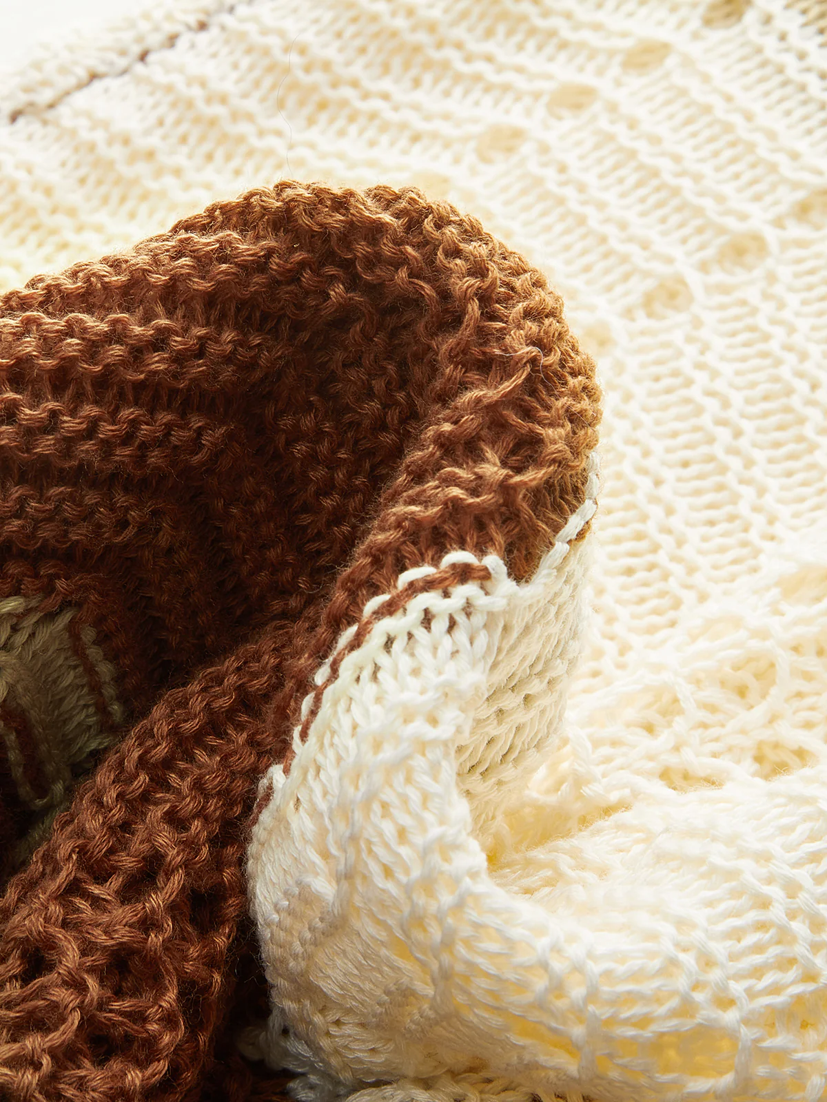 Semi-Sheer Contrast Stripe Crochet Halter Maxi Dress - Wholesalesil