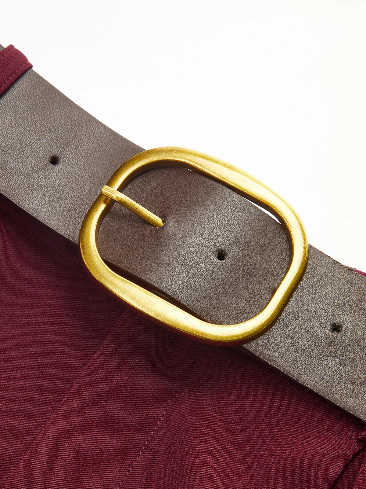 Belted Mid-Waist Wide-Leg Casual Pants - Wholesalesil