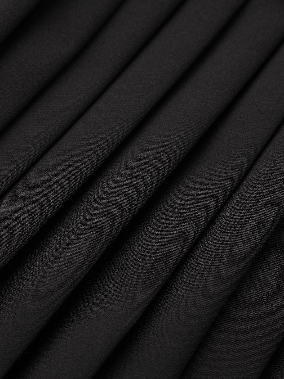 Pleated Panel Collared Sleeveless Mini Dress - Wholesalesil