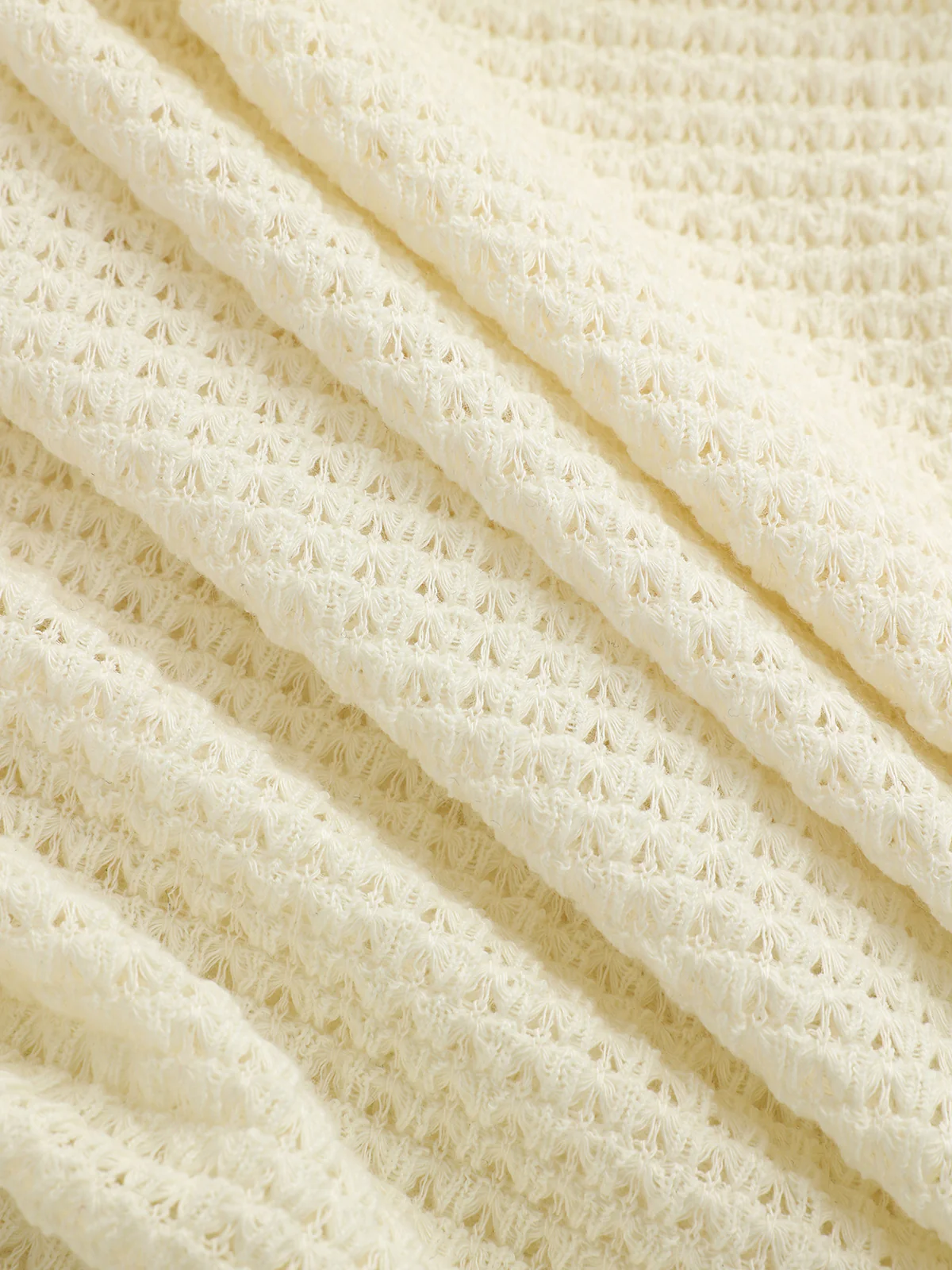 Color Block Waffle-Knit Top - Wholesalesil