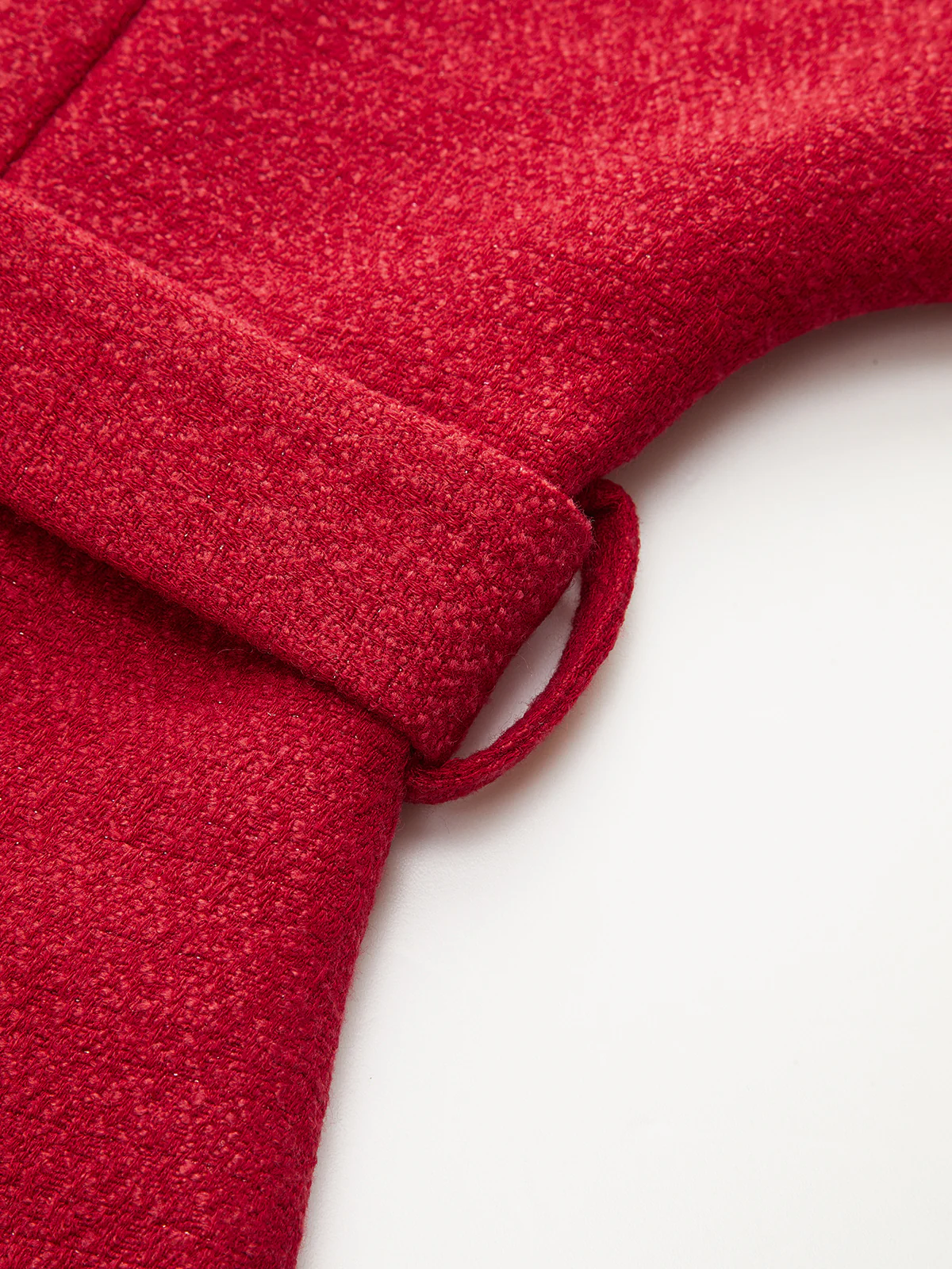 Tweed Belted Cap Sleeve Vest - Wholesalesil