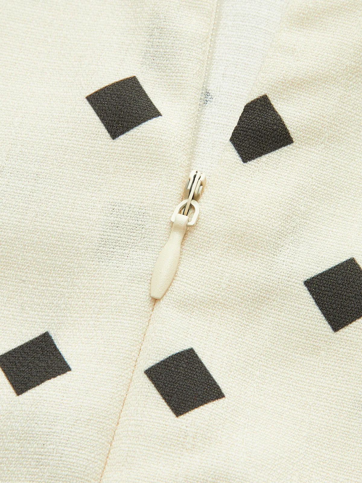 Polka Dot Midi Dress with Scalloped Straps - Wholesalesil