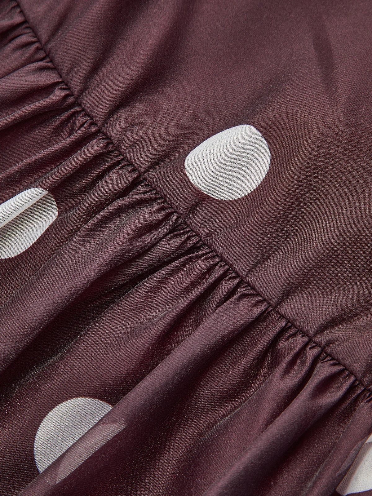 Polka Dot Sleeveless Chiffon Maxi Dress - Wholesalesil