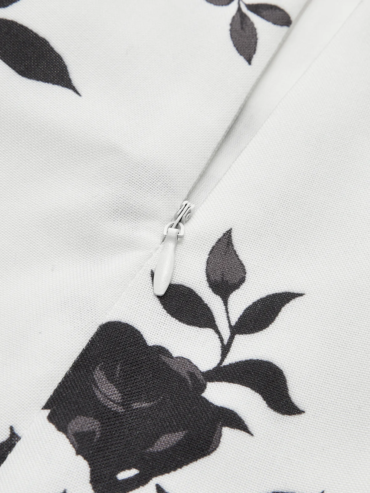 Floral Print Backless Flare Dress - Wholesalesil