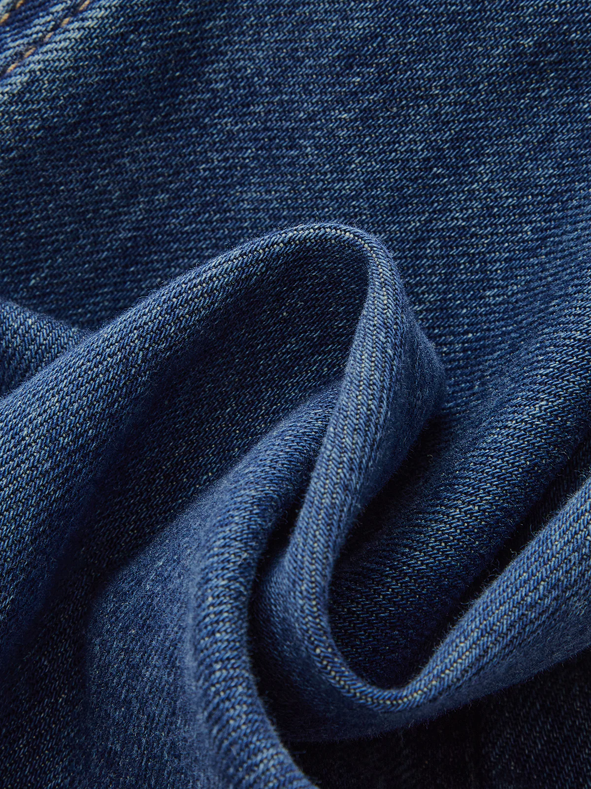 Denim Drawstring Waist Wide-Leg Pants - Wholesalesil