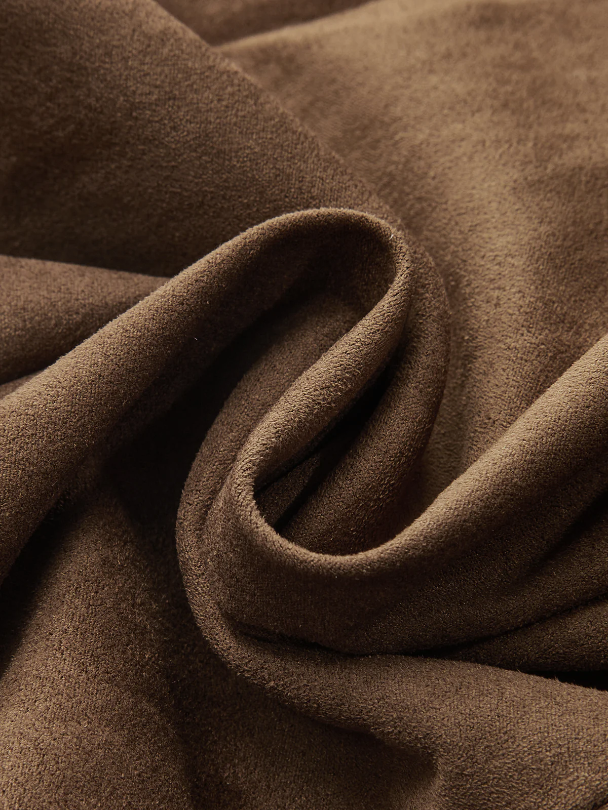 Belted Suede Effect Sleeveless Midi Dress - Wholesalesil