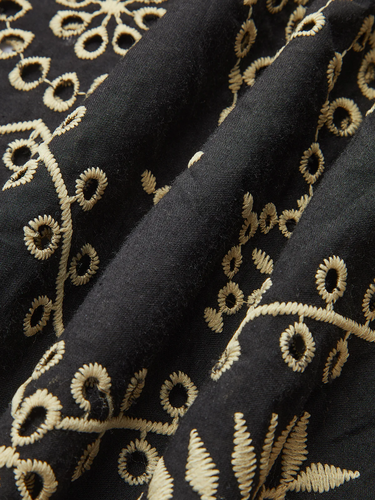 Embroidered Cut-out Maxi Dress - Wholesalesil