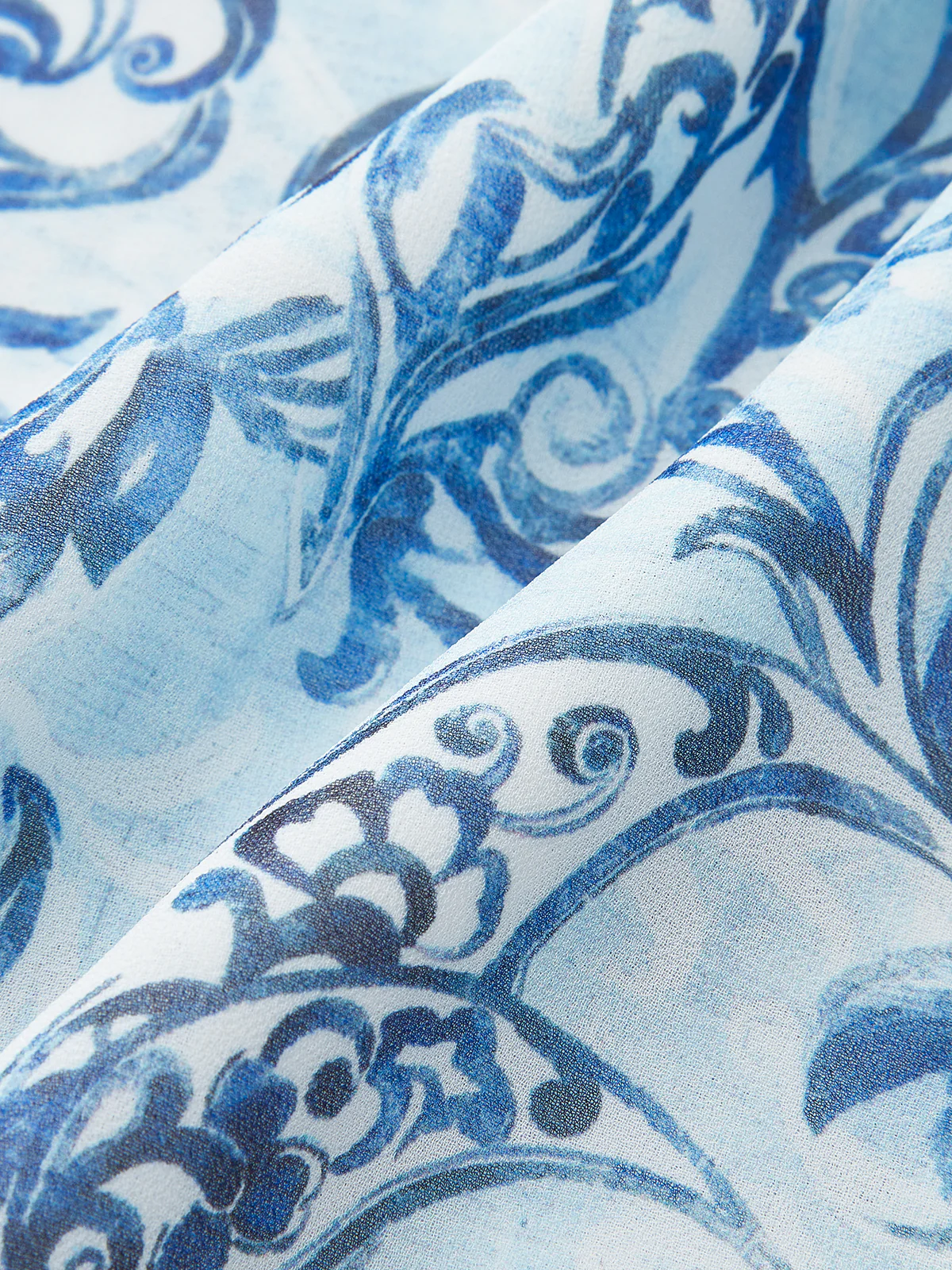 Paisley Print Backless Maxi Dress - Wholesalesil