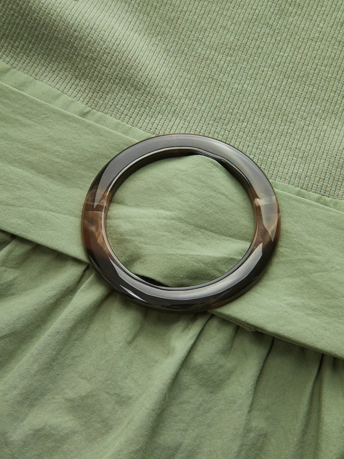 Cotton Blend Ruffled Belted Sleeveless Maxi Dress - Wholesalesil