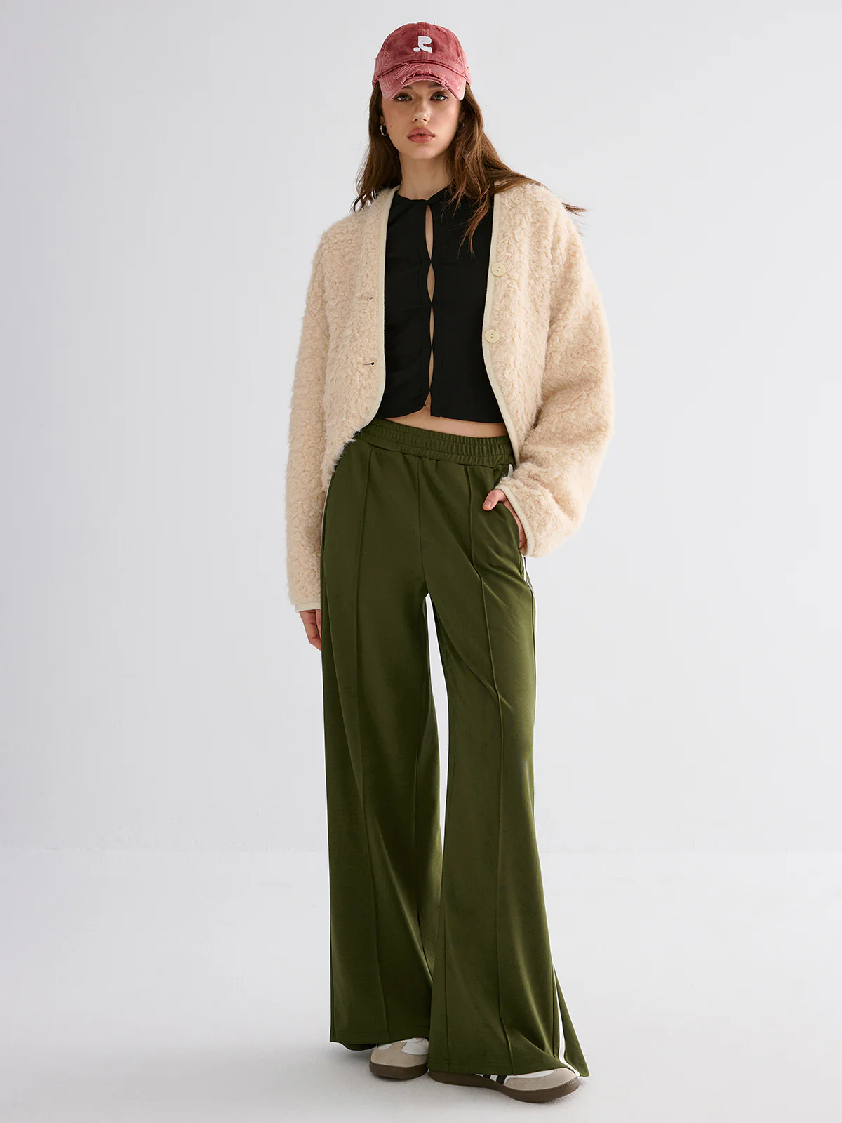 Side Stripe Slit Sweatpants - Wholesalesil