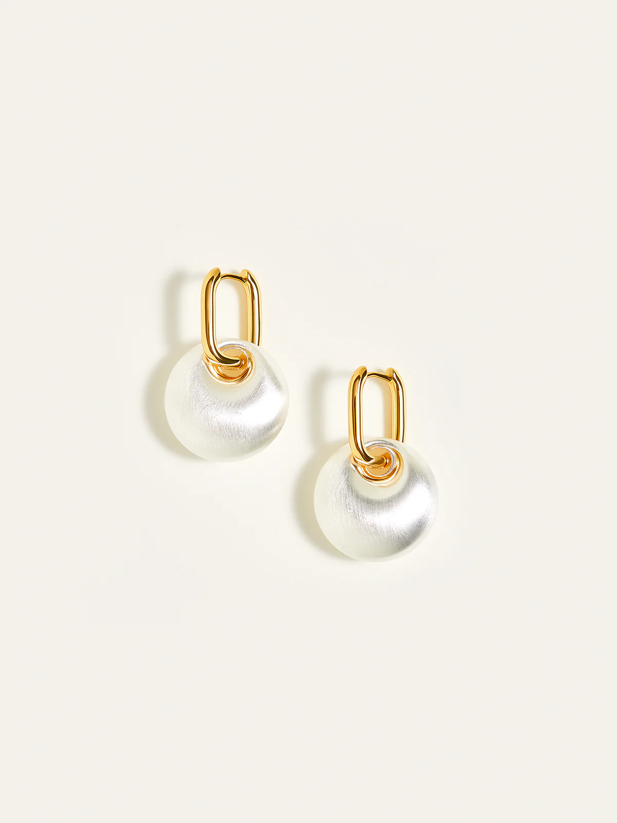 Matte Pearl Drop Earrings - Wholesalesil
